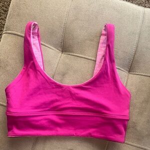 Lululemon Athletica Reversible Vibrant Pink Sports A/B Cup Bra